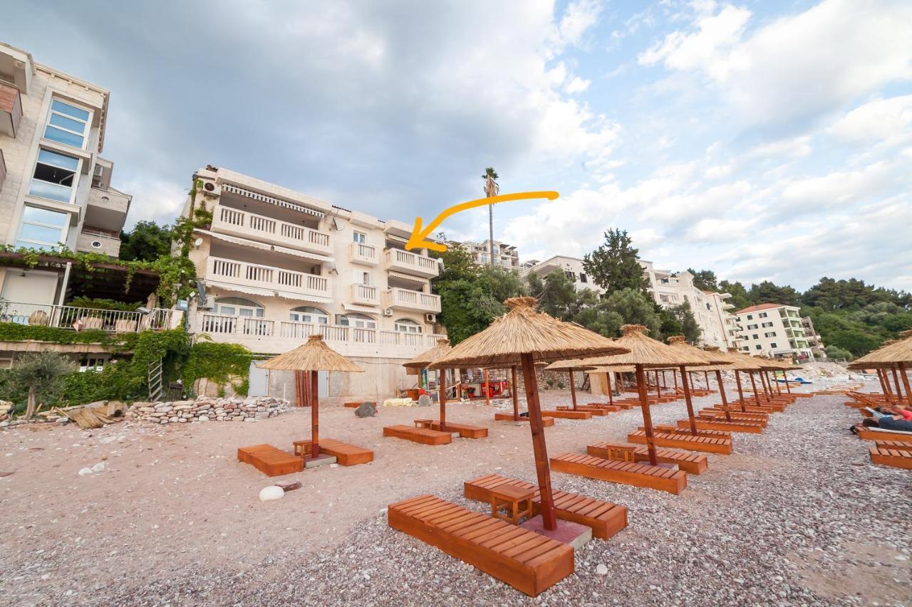 Beachfront First Line View Ilha Sveti Stefan Exterior foto