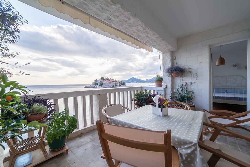 Beachfront First Line View Ilha Sveti Stefan Exterior foto